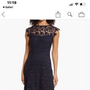 Eliza J Asymmetric Lace Dress 6 - New